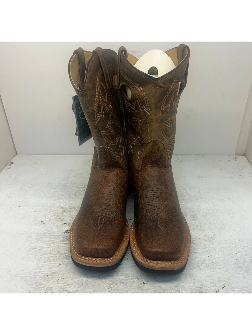 Smoky Mountain Men's Bandera Cowboy Western Boot 4209 Brown Leather Size 7.5EE